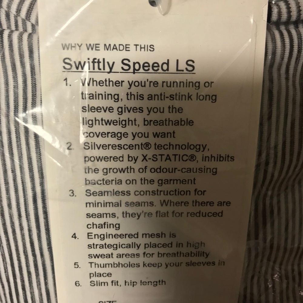 Lululemon Swiftly Speed Long Sleeve Top - Picture 6 of 6
